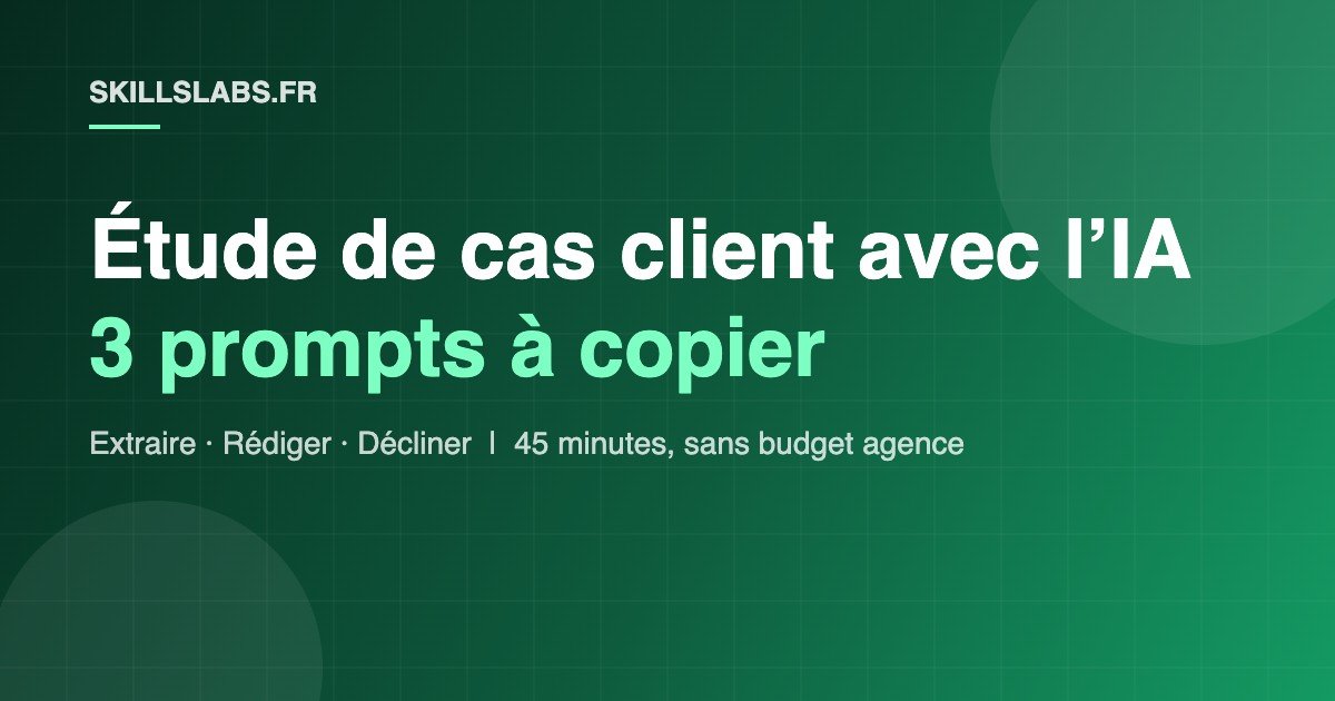 Étude de cas client avec l’IA